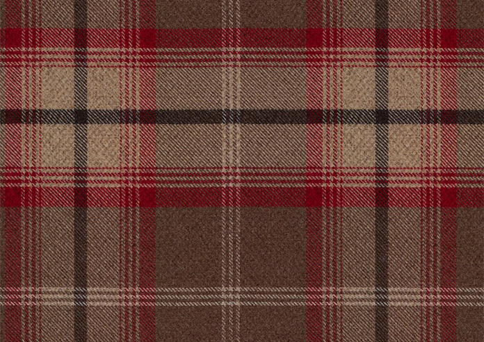 Highland, Rosso - Roman Blind - Image 6